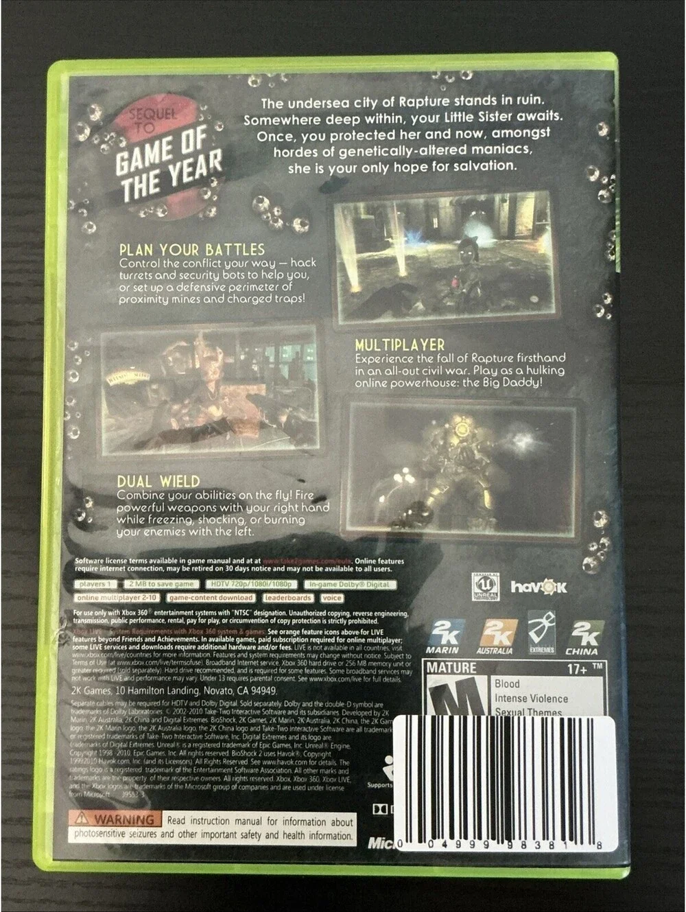 N/A bioshock microsoft